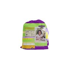 back to school - Drawstring Pouch (XS)