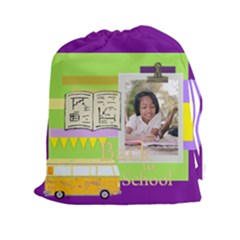 back to school - Drawstring Pouch (2XL)