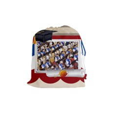 back to school - Drawstring Pouch (Medium)