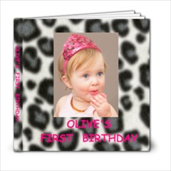 OLIVE S FIRST BIRTHDAY - 6x6 Photo Book (20 pages)