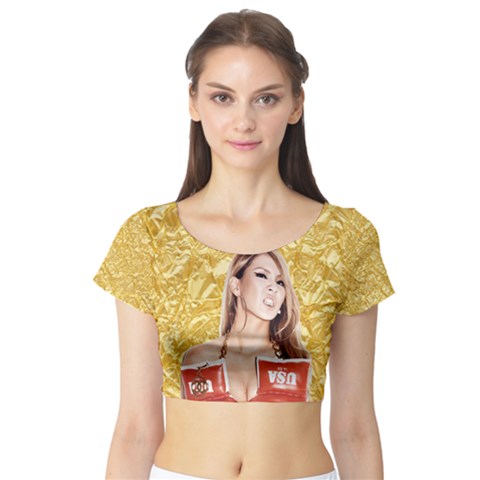 Short Sleeve Crop Top 