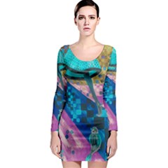 Dress X ray sun ray - Long Sleeve Bodycon Dress