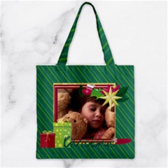 Zipper Grocery Tote Bag 