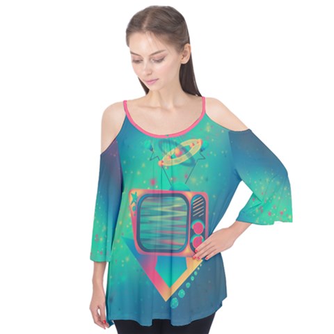 Flutter Sleeve T-Shirt  