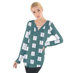 Ieie lace up - Tie Up T-Shirt