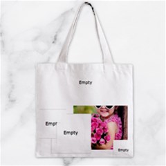 xmas - Zipper Grocery Tote Bag