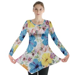 Flora-01 - Long Sleeve Tunic 