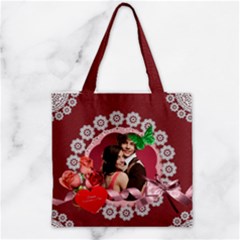 Zipper Grocery Tote Bag 