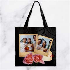 Zipper Grocery Tote Bag 