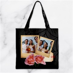 Zipper Grocery Tote Bag 