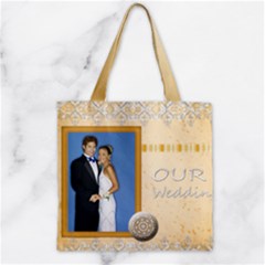 wedding - Zipper Grocery Tote Bag