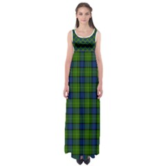 Muir Tartan Full Dress - Empire Waist Maxi Dress