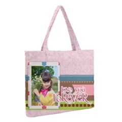 Zipper Medium Tote Bag Front