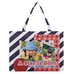 Zipper Medium Tote Bag Front