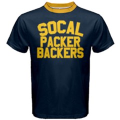 Blue and Gold So. Cal Packer Backers Tshirt - Men s Cotton T-Shirt