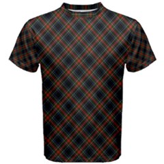 Sargent - Stewart Black Tartan Men s T Shirt - Men s Cotton T-Shirt