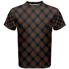 Sargent - Stewart Black Tartan Men s T Shirt - Men s Cotton Tee