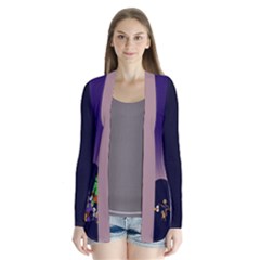 Drape Collar Cardigan