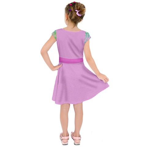 Kids  Short Sleeve Dress 