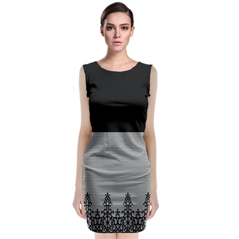 Classic Sleeveless Midi Dress 