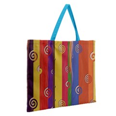 Zipper Large Tote Bag 