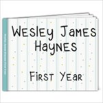 Wesley First Year - 9x7 Photo Book (20 pages)