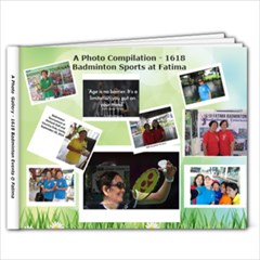 Badminton Sports Events 2017 - 11 x 8.5 Photo Book(20 pages)