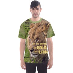 Bold as a Lion - Men s Sport Mesh T-Shirt