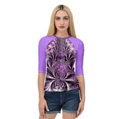 beauty mountian front - Quarter Sleeve Raglan T-Shirt