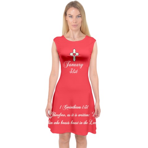 Capsleeve Midi Dress 