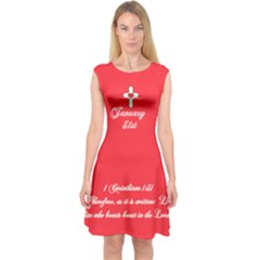 Capsleeve Midi Dress