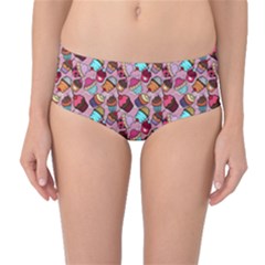 Mid-Waist Bikini Bottoms