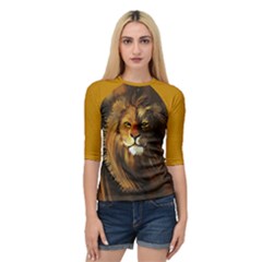 Leo the Lion - Quarter Sleeve Raglan Tee