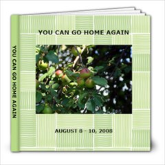 You CAN Go Home Again, Green theme back-up - 8x8 Photo Book (30 pages)