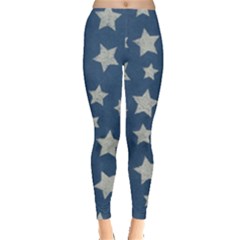 Navy Star Leggings - Everyday Leggings 