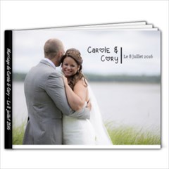 Carole & Cory Wedding FR - 7x5 Photo Book (20 pages)