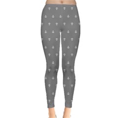 grey anchor leggings - Everyday Leggings 