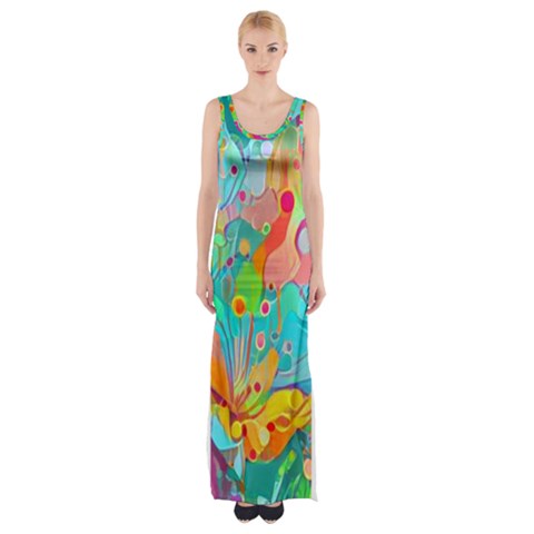 Thigh Split Maxi Dress 