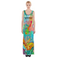 Dogwood 13b - Thigh Split Maxi Dress