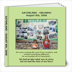 Gatorland Photo Book - 8x8 Photo Book (30 pages)
