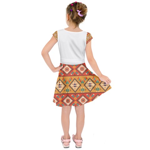 Kids  Short Sleeve Dress 