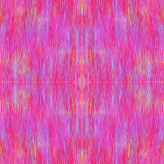 Aurora Borealis Textile Fiber Art Bright Saturated Fuchsia Purple Neon By Paysmage Fabric