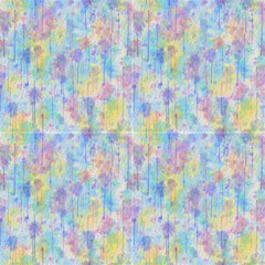Watercolor Abstract Tenderness Blue Yellow Summer By Paysmage Fabric