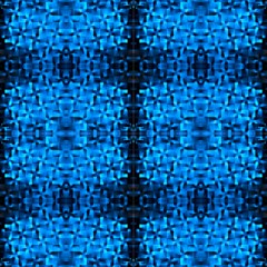Checks Of Blue 2 By Designsdeborah Fabric