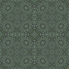 Mosaic In Green By Designsdeborah by Designsdeborah