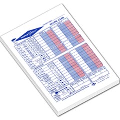 Yatzee triple score sheet - Large Memo Pads