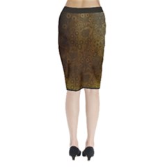 Midi Wrap Pencil Skirt 