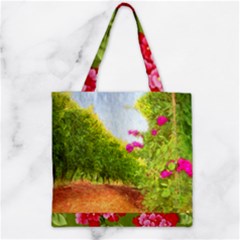 Zipper Grocery Tote Bag