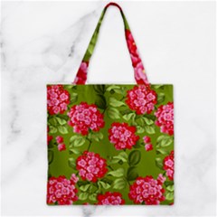 Zipper Grocery Tote Bag 
