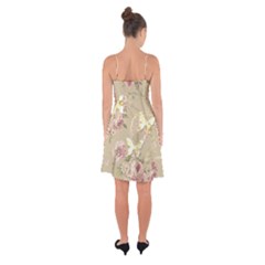 Ruffle Detail Chiffon Dress 